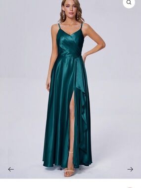 Cicinia bridesmaid dress- peacock
